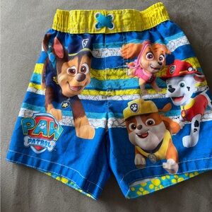 Nickelodeon Paw Patrol Boys' Blue Character Swim Shorts 18m